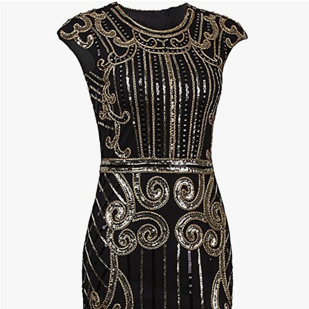 1920s Flapper Inspired Dress Size S